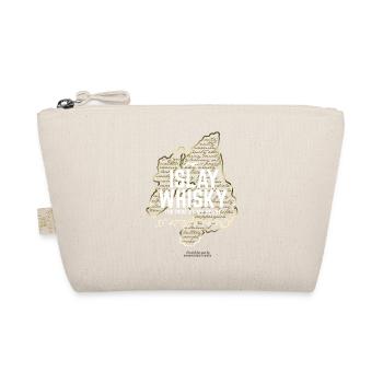 Whisky Islay Peat of my Heart Gold Look Design - Organic Pouch - nature - Front