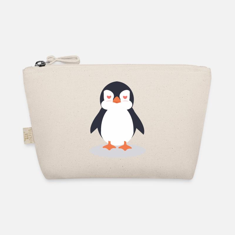 Pinguin - Bio-Täschchen - Natur