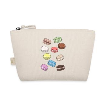 Colorful macarons sweet temptation - Organic Pouch - nature - Front