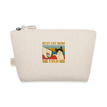 Best Cat Mom Ever Bump Fit - Organic Pouch - nature - Front