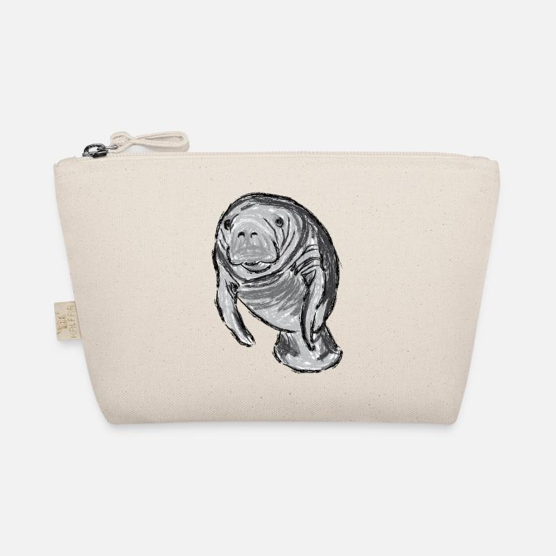 Design mit Seekuh / Artwork with a Manatee Organic Pouch
