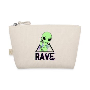 Rave Alien - Bio-Täschchen - Natur - Vorne