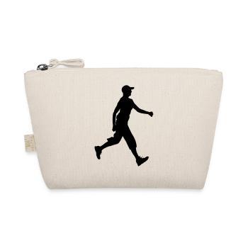Randonneur avec casquette sur le logo de la figure d’ombre - Trousse biologique - nature - Devant