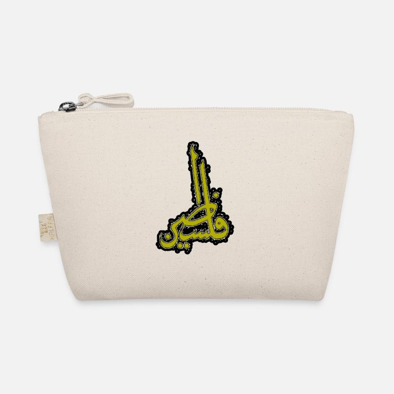 Palestine in arabic calligraphy Organic Pouch