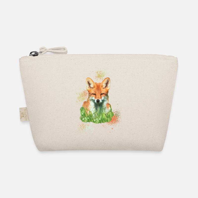 beautiful fox - Organic Pouch - nature