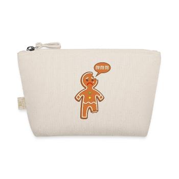 Gingerbread man Mimimi Mi Mi Mi Funny sayings - Organic Pouch - nature - Front
