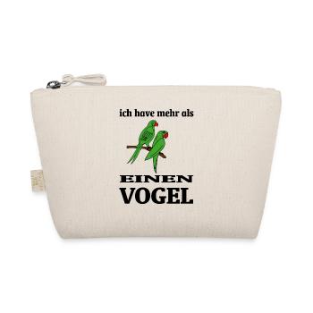Budgie Wellensittich - Bio-Täschchen - Natur - Vorne