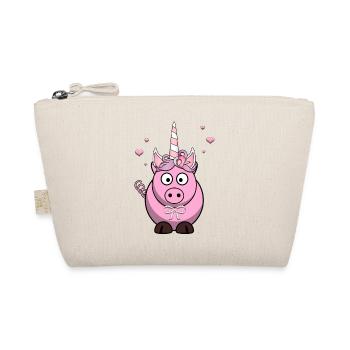 Piggy Licorne - Trousse biologique - nature - Devant