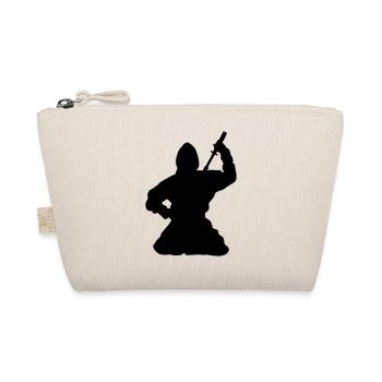 Ninja Japanese spy or assassin - Organic Pouch - nature - Front
