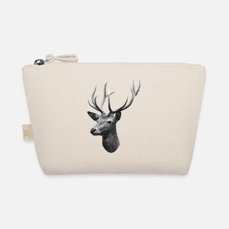 Deer head Organic Pouch