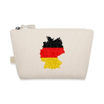 Germany Flag German Flag Outline Polygon - Organic Pouch - nature - Front
