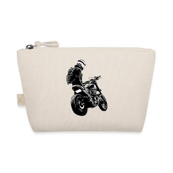 Motorcycle Lifestyle / Motorbike / Motorcycles biker - Organic Pouch - nature - Front