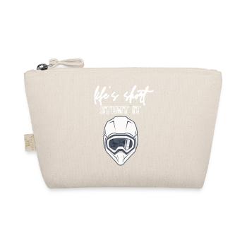 life s short MTB STUNT IT BMX - Organic Pouch - nature - Front