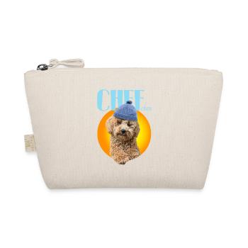 Caniche avec bonnet caniche « Chef » - Trousse biologique - nature - Devant