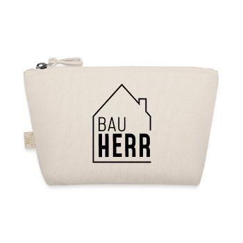Bauherr mit Haus - Bio-Täschchen - Natur - Vorne