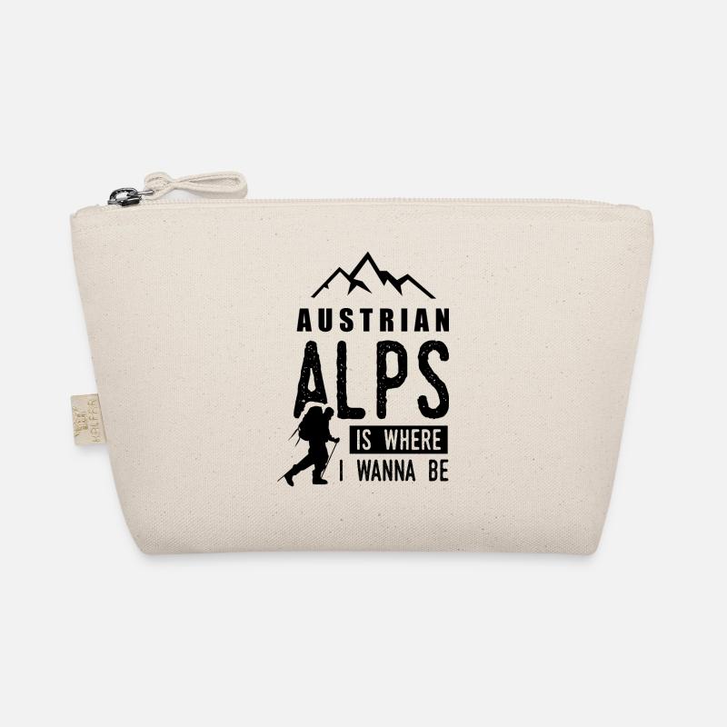 Austrian Alps Mountains Hiking Mountain Organic Pouch