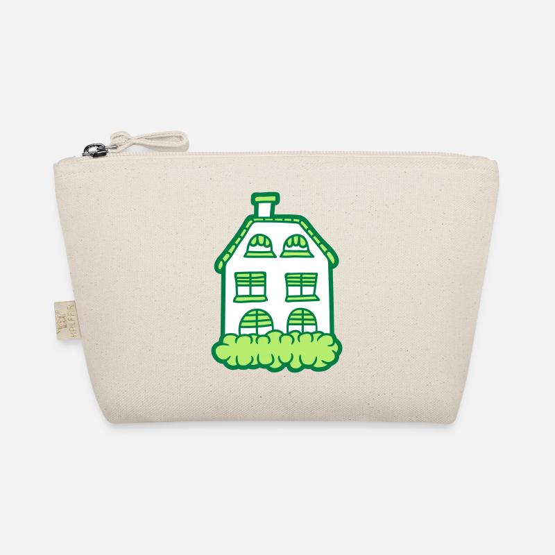 Cottage Painted House Organic Pouch