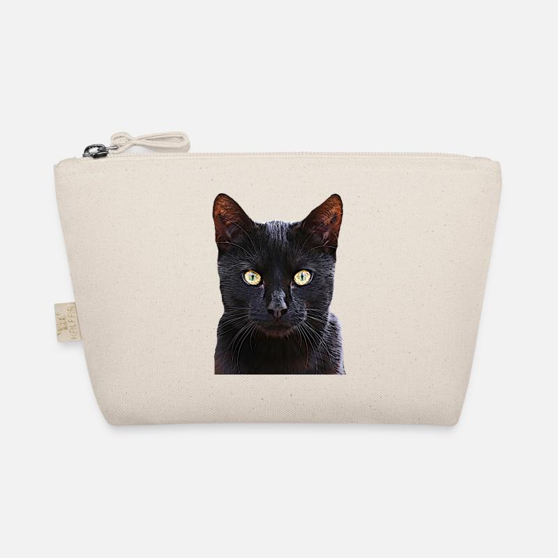 Katze schwarze Katze Katzen cat Cats Bio-Täschchen