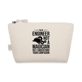 INGENIEUR NICHT MAGIER - Bio-Täschchen - Natur - Vorne