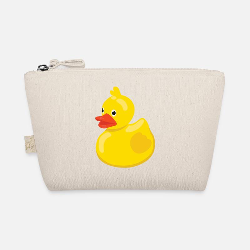 Gummiente Badeente - Bio-Täschchen - Natur