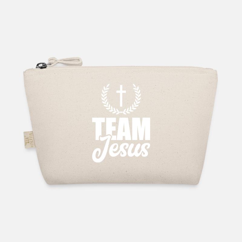 team jesus cross Organic Pouch