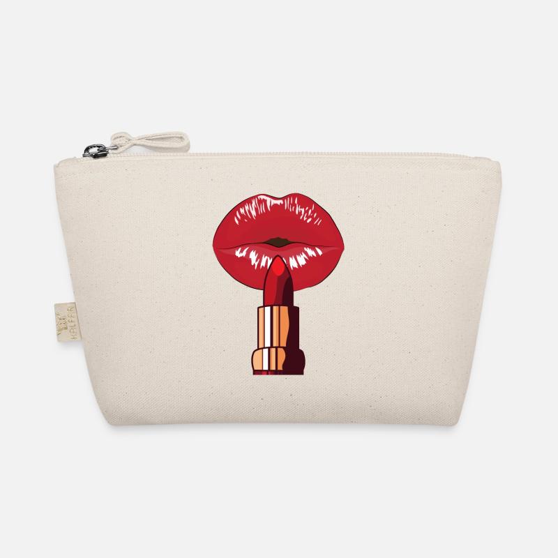 makeup, lipstick Organic Pouch