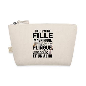 Père Oui J'ai Une Fille Magnifique Cadeau - Trousse biologique - nature - Devant