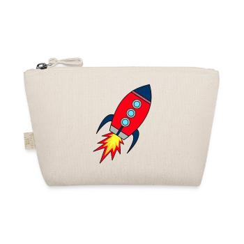 Rocket Startup | Raktenstart | Children's Rocket School - Organic Pouch - nature - Front