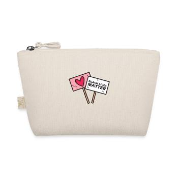 " Black Lives Matter " - Organic Pouch - nature - Front