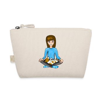 Meditating with your dog - Organic Pouch - nature - Front