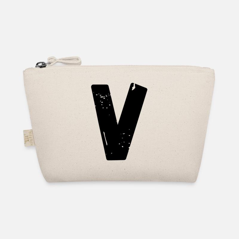 LETTER V Organic Pouch