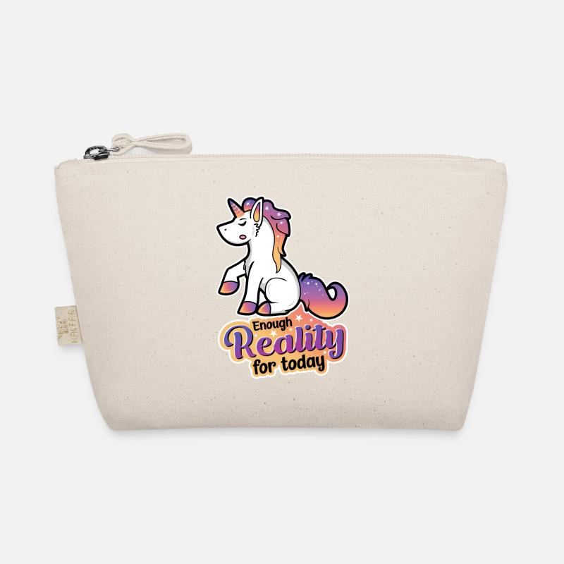 Enough Reality for today -Einhorn Bio-Täschchen