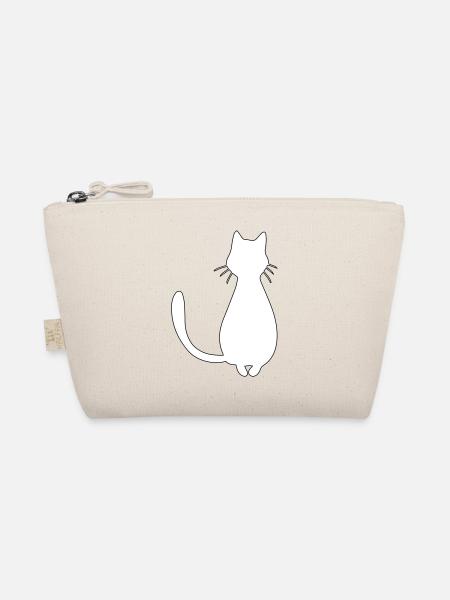 katze - Bio-Täschchen - Natur - Vorne