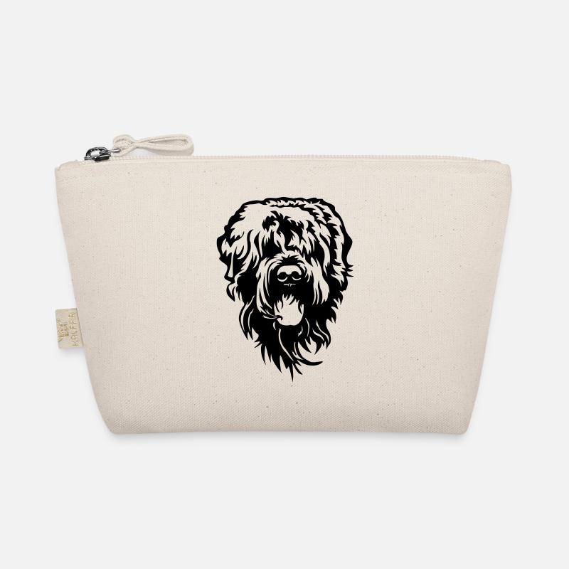 Russian Terrier Head Organic Pouch