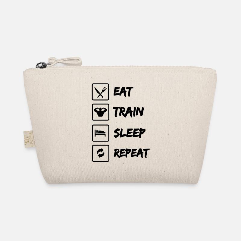 Eat Train Sleep Repeat Bio-Täschchen