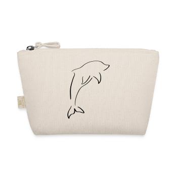 Delfin Line Art - Minimaliste - Trousse biologique - nature - Devant