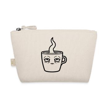 Visage fatigué de la tasse de café - Trousse biologique - nature - Devant