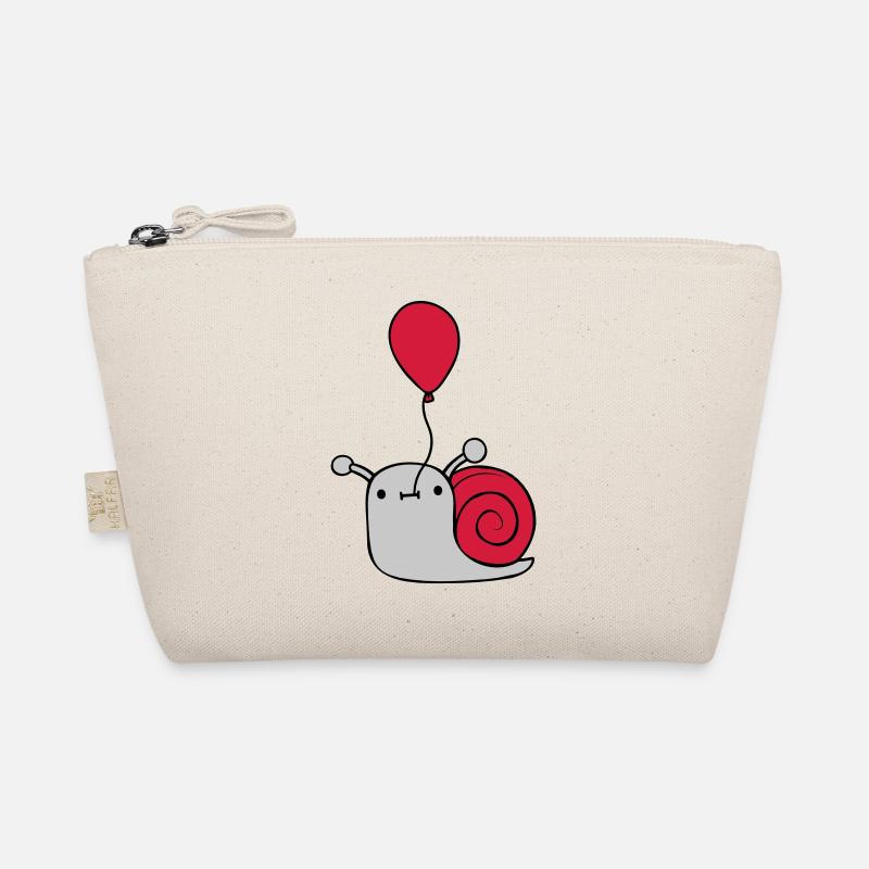 Cute balloon snail Organic Pouch
