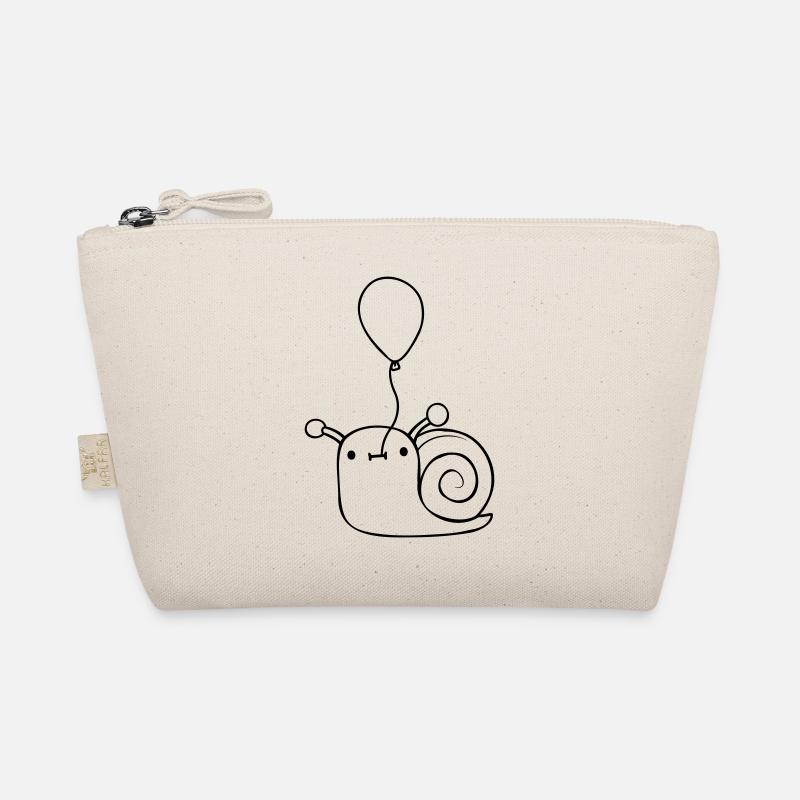 Balloon Snail Cute Organic Pouch