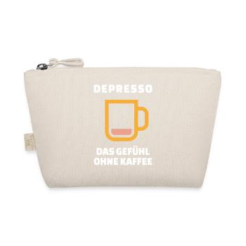 Kaffeetasse Koffein Kaffee Kaffeetrinker Statement - Bio-Täschchen - Natur - Vorne