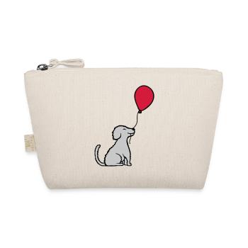 Balloon dog cool sitting - Organic Pouch - nature - Front