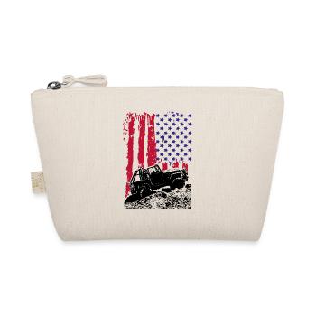 AMERIKANISCHER OFFROADER - Bio-Täschchen - Natur - Vorne