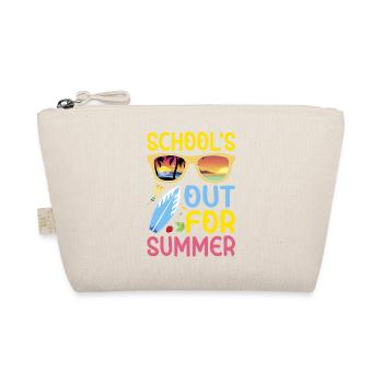Schule Aus Für Den Sommer Hell coole shirts ch /at - Bio-Täschchen - Natur - Vorne