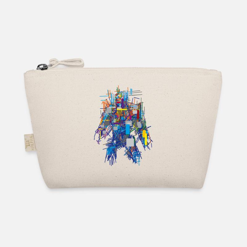 Cyber Android Abstract Organic Pouch