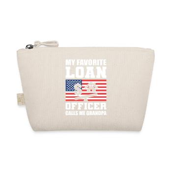 Favorite loan officer Sweet and loving gift - Organic Pouch - nature - Front