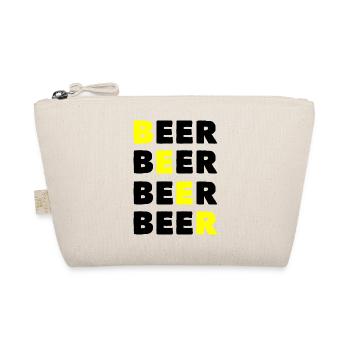 Bier Bier Bier Bier - Bio-Täschchen - Natur - Vorne