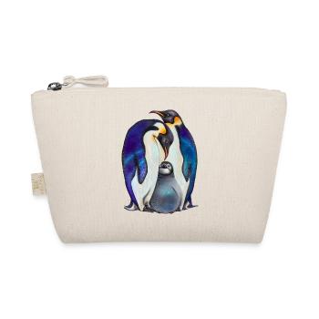 Pingouins mignons au ciel étoilé - Trousse biologique - nature - Devant