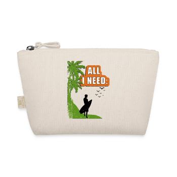 All i need BEACH SURFER - Organic Pouch - nature - Front