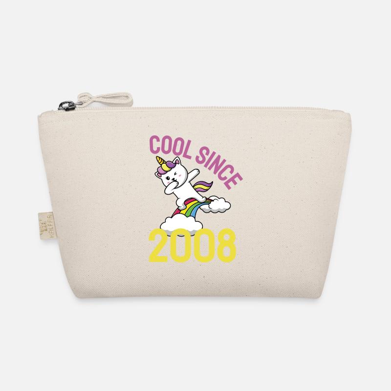 Cool seit 2008 Dabbing Katze 14. Geburtstag Bio-Täschchen