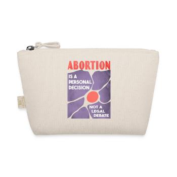 Pro Choice Poster - 60s Vintage Graphic - Organic Pouch - nature - Front